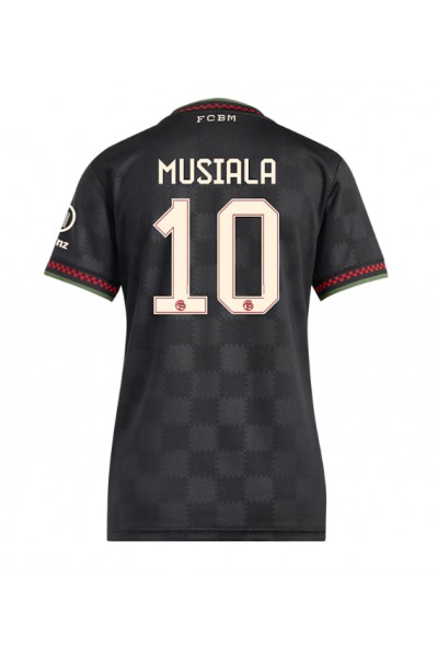 Bayern Munich Jamal Musiala #10 Jalkapallovaatteet Naisten Kolmaspaita 2025-26 Lyhythihainen Bayern Munich Jamal Musiala #10 Jalkapallovaatteet Naisten Kolmaspaita 2025-26 Lyhythihainen